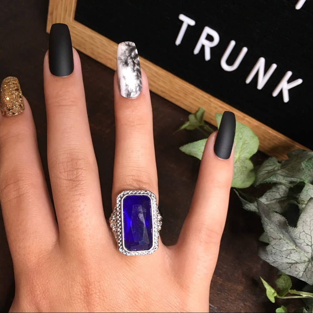 Blue Sapphire Inspired Gorgeous Ring!